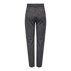 ONLY Poptrash-Elise Easy Melange Bukser - Dark Grey Melange