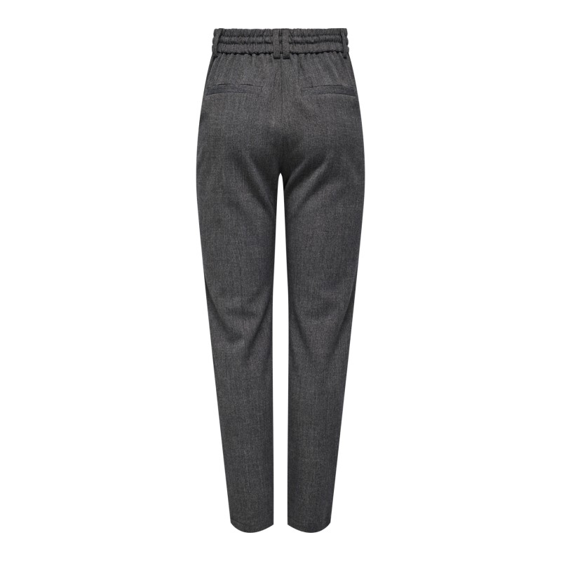ONLY Poptrash-Elise Easy Melange Bukser - Dark Grey Melange