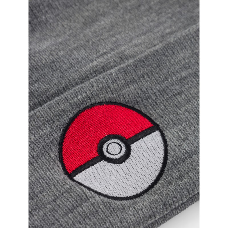 NAME IT Nkmskjalm Pokemon Knithat Box Sky - Grey Melange