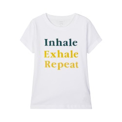 NAME IT Kids "EXHALE" T-shirt - Bright White