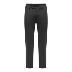 ONLY & SONS Mark-Cay Regular Bukser - Dark Grey Melange