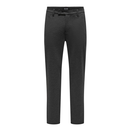 ONLY & SONS Mark-Cay Regular Bukser - Dark Grey Melange