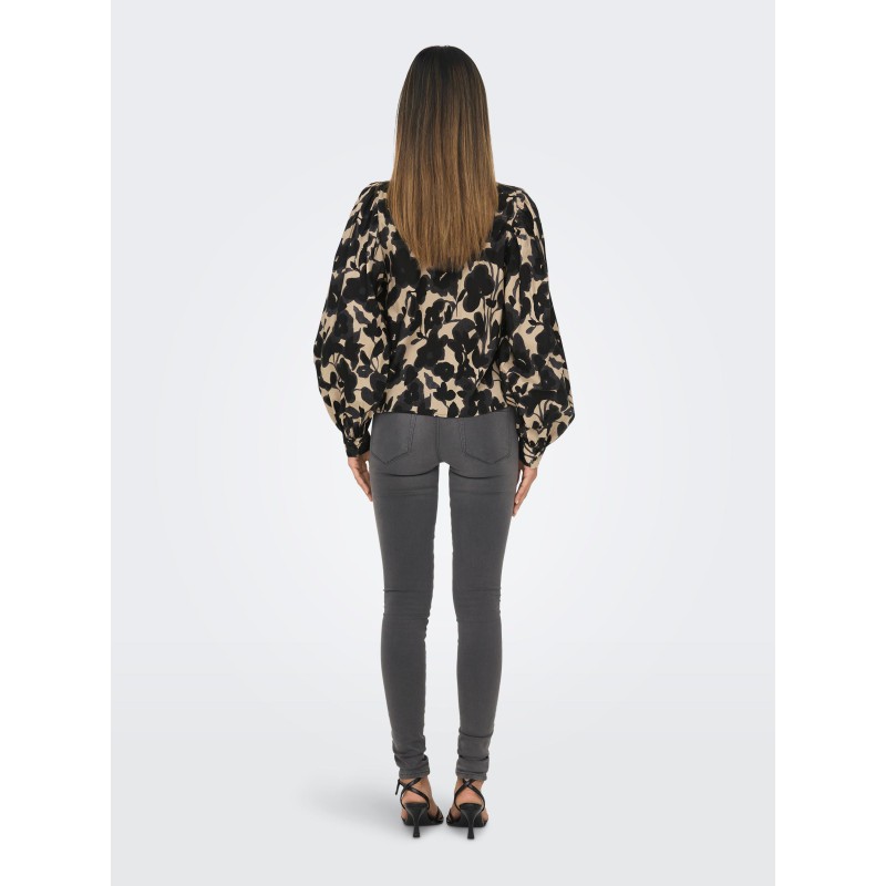 ONLY Jada L/S Volume Skjorte - Irish Cream