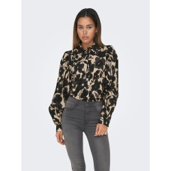ONLY Jada L/S Volume Skjorte - Irish Cream