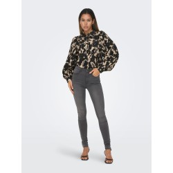 ONLY Jada L/S Volume Skjorte - Irish Cream