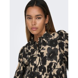 ONLY Jada L/S Volume Skjorte - Irish Cream