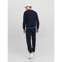 JACK & JONES Bradley Crew Sweatshirt - Navy Blazer