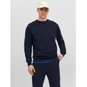 JACK & JONES Bradley Crew Sweatshirt - Navy Blazer