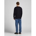 JACK & JONES Bradley Crew Sweatshirt - Sort