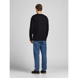 JACK & JONES Bradley Crew Sweatshirt - Sort