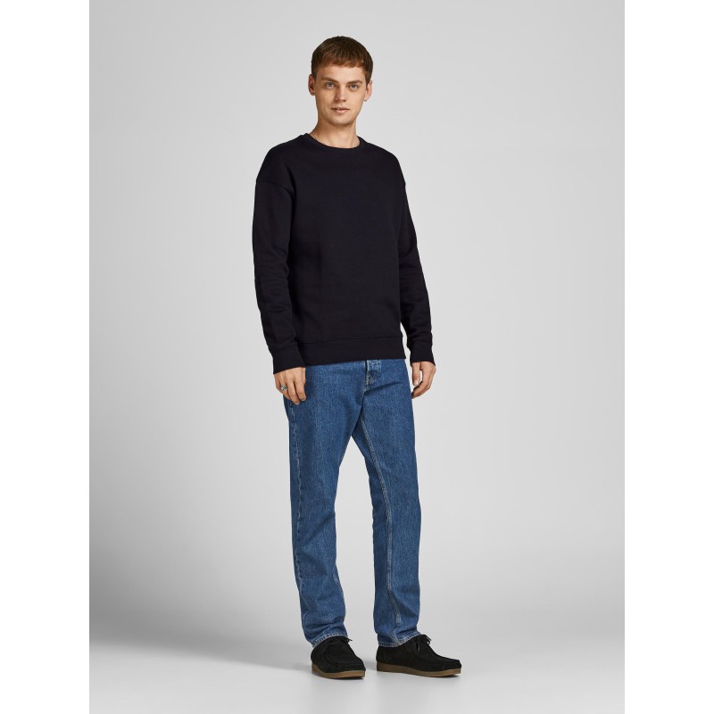 JACK & JONES Bradley Crew Sweatshirt - Sort