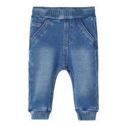 NAME IT Baby Baggy Jeans - Medium Blue Denim