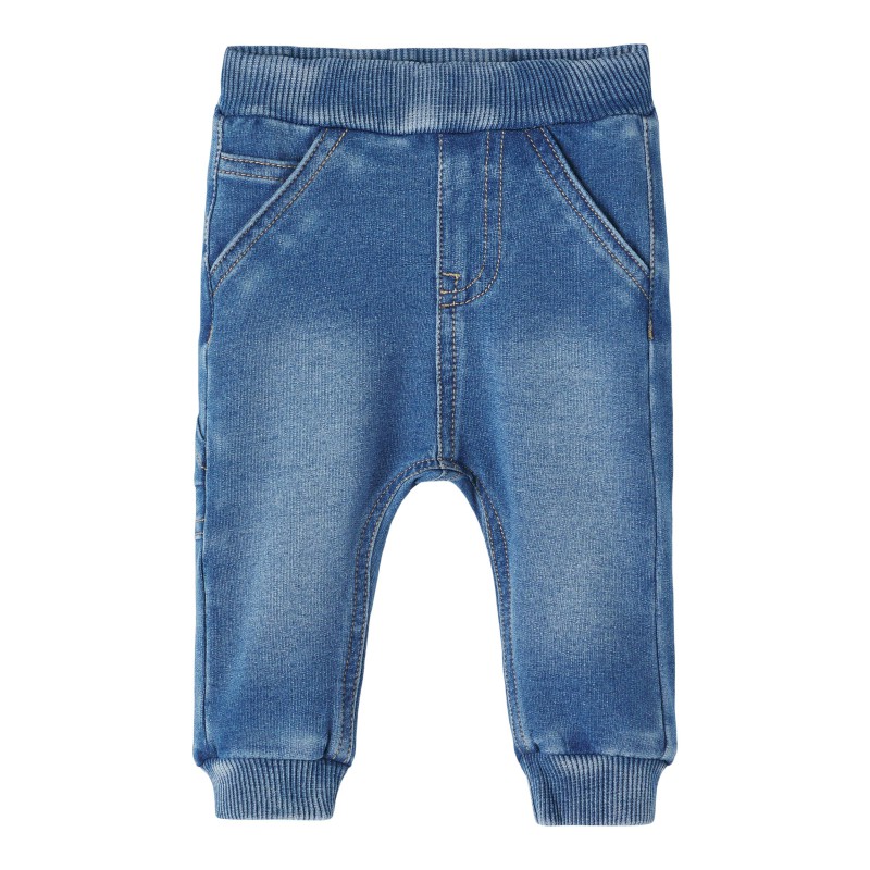 NAME IT Baby Baggy Jeans - Medium Blue Denim