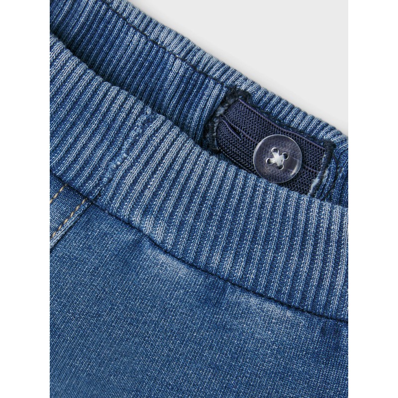 NAME IT Baby Baggy Jeans - Medium Blue Denim