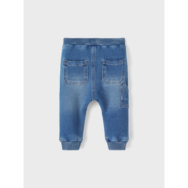 NAME IT Baby Baggy Jeans - Medium Blue Denim
