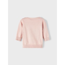 NAME IT Baby Nelina Strik Bluse - Rose Smoke