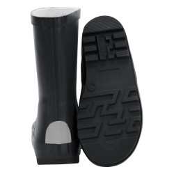 MIKK-LINE Wellies m. riller gummistøvler - Sort