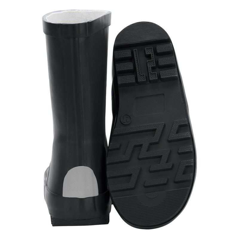 MIKK-LINE Wellies m. riller gummistøvler - Sort