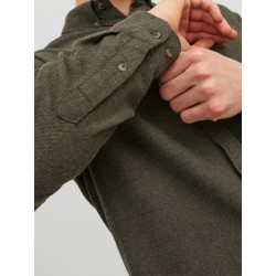 JACK & JONES Klassisk Melange Skjorte - Rosin
