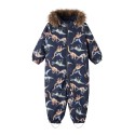 NAME IT Baby/Mini Snow10 Teknisk Flyverdragt Med Dino Print - Dark Sapphire