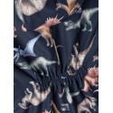NAME IT Baby/Mini Snow10 Teknisk Flyverdragt Med Dino Print - Dark Sapphire