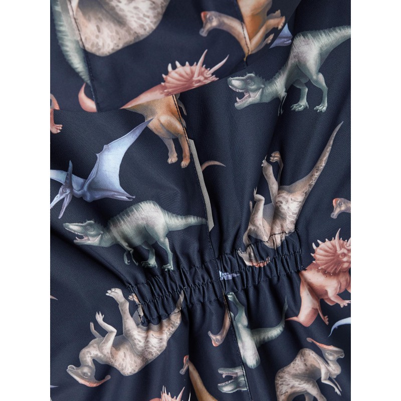 NAME IT Baby/Mini Snow10 Teknisk Flyverdragt Med Dino Print - Dark Sapphire