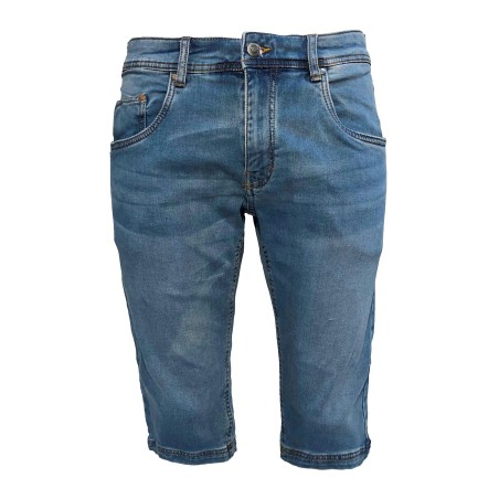 Roberto Emmen Stretch Shorts - Light Blue Denim