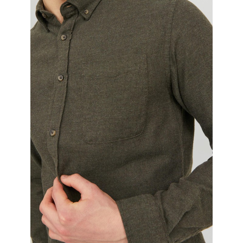 JACK & JONES Klassisk Melange Skjorte - Rosin