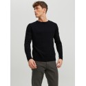 JACK & JONES Emil crew neck pullover - Black