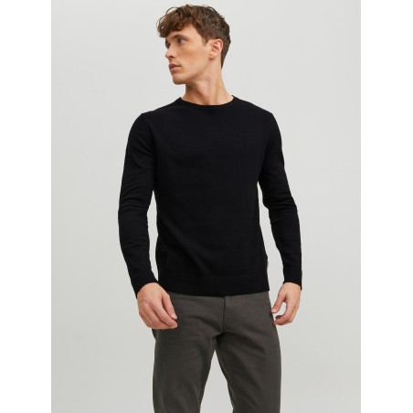 JACK & JONES Emil crew neck pullover - Black