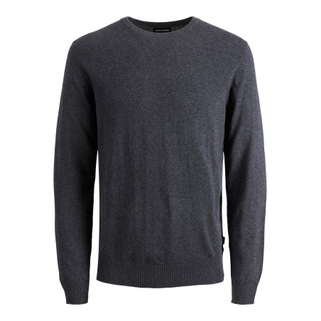 JACK & JONES Emil crew neck pullover - Dark Grey Melange