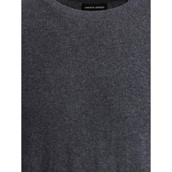 JACK & JONES Emil Crew Neck Pullover - Dark Grey Melange
