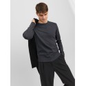 JACK & JONES Emil crew neck pullover - Dark Grey Melange