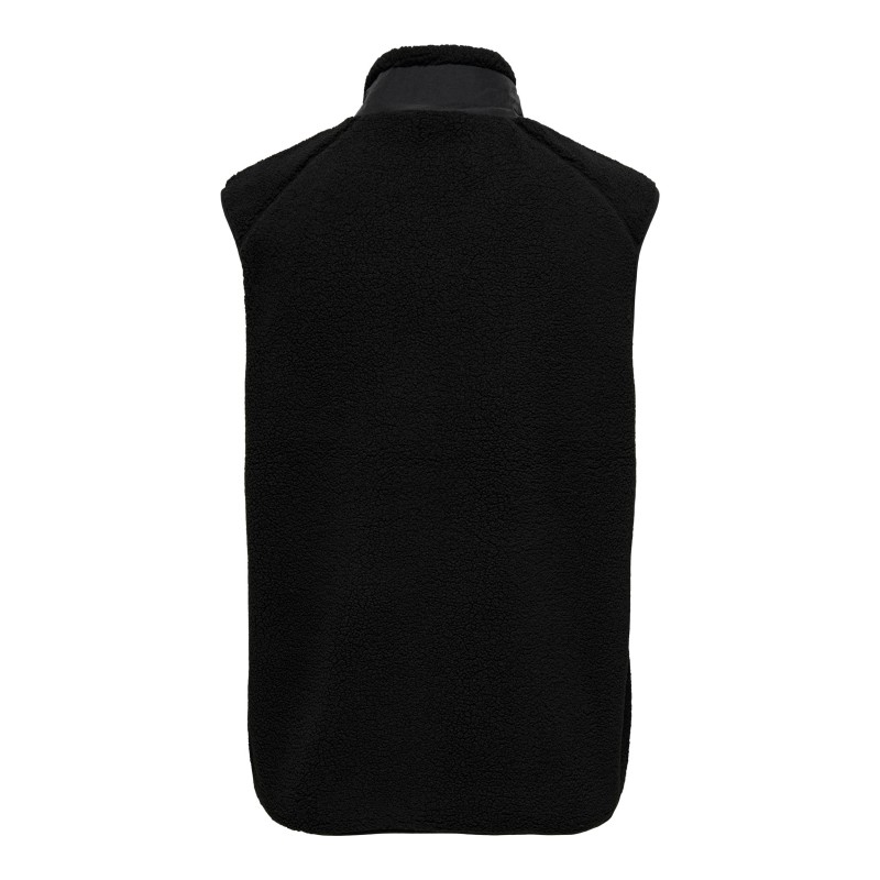 ONLY & SONS Dallas Sherpa Teddyvest - Sort