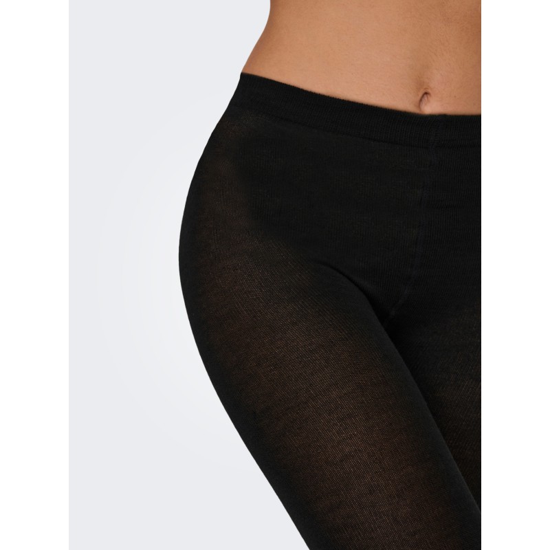 ONLY Gudrun Wool Tights - Sort