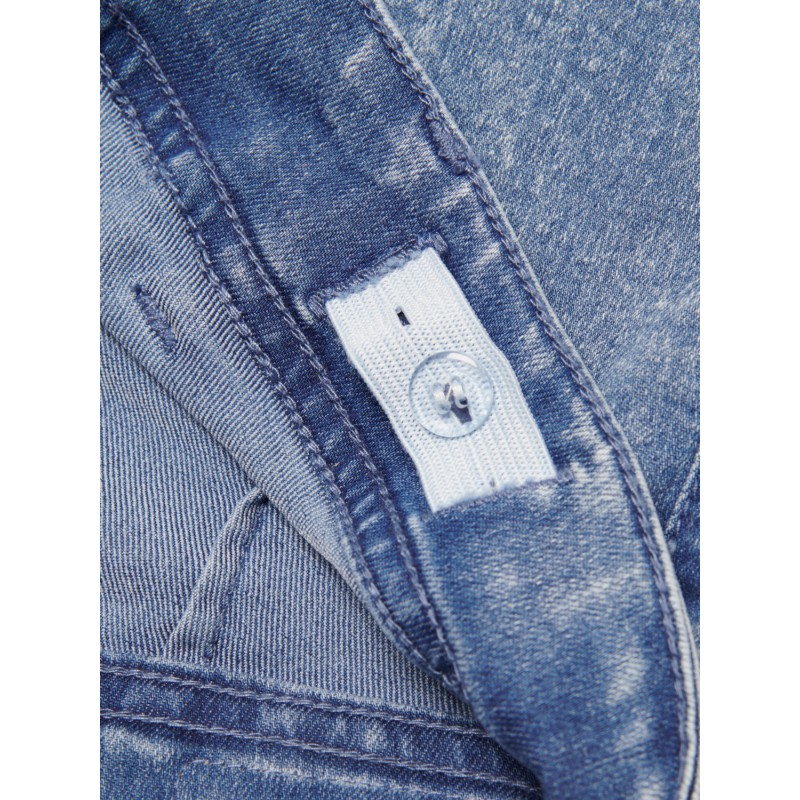 KIDS ONLY Sylvie Clean Brede Leg Denim Yok258 - Light Medium Blue Denim