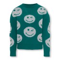 KIDS ONLY Wink Langærmet O-Neck Knt - Bayberry