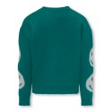 KIDS ONLY Wink Langærmet O-Neck Knt - Bayberry