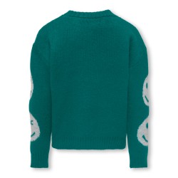 KIDS ONLY Wink Langærmet O-Neck Knt - Bayberry