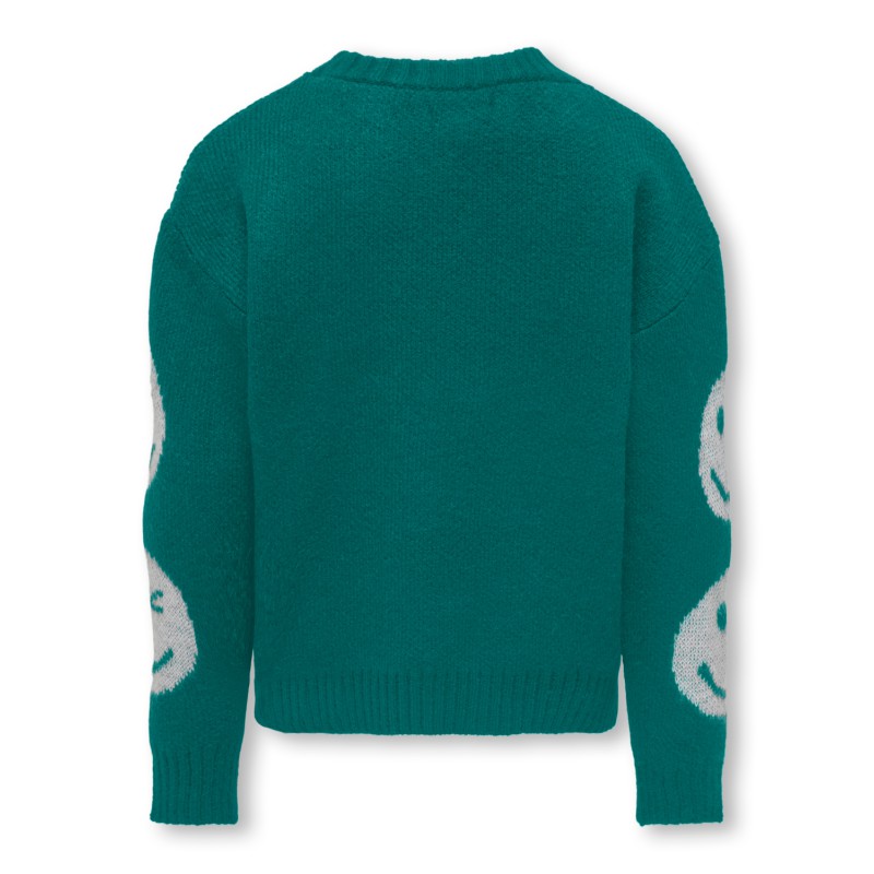 KIDS ONLY Wink Langærmet O-Neck Knt - Bayberry