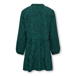 KIDS ONLY Ida Langærmet Layered Kjole Ptm - Bayberry