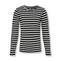 KIDS ONLY Luna Langærmet O-Neck Top Jrs - Sort