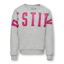 KIDS ONLY Daisy Langærmet O-Neck Box Swt - Light Grey Melange