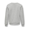 KIDS ONLY Daisy Langærmet O-Neck Box Swt - Light Grey Melange