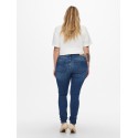 ONLY CARMAKOMA Willy Reg Skinny Jeans Denim Tai - Medium Blue Denim