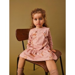 NAME IT Mini Bambi Sweat kjole - Rose Smoke