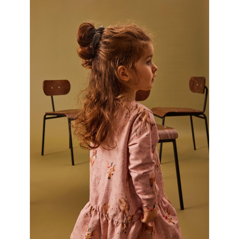 NAME IT Mini Bambi Sweat kjole - Rose Smoke