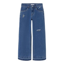 NAME IT Kids Bella Brede Jeans - Dark Blue Denim