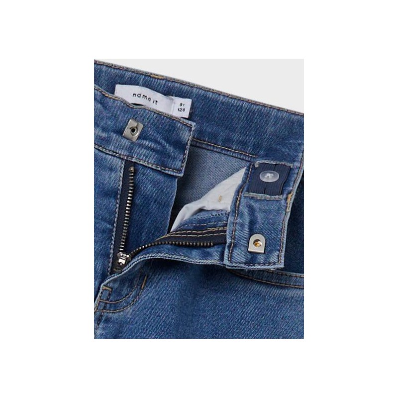 NAME IT Kids Bella Brede Jeans - Dark Blue Denim