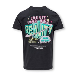 KIDS ONLY Alva Boxy S/S Reality Top Box Jrs - Phantom